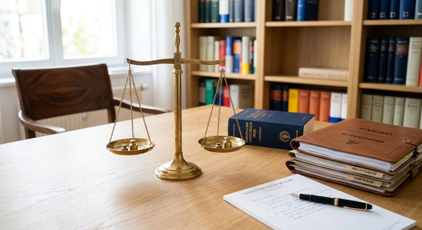 Waage der Justiz repräsentiert Promillegrenzen und Gesetze.