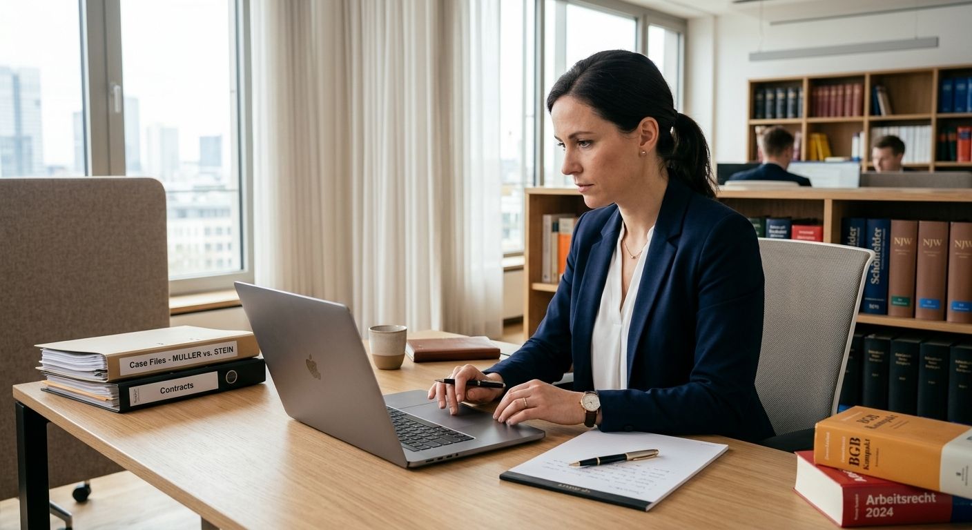 Fokussierter Office Worker analysiert Restwertbörse Versicherung Restwertangebot auf Laptop.