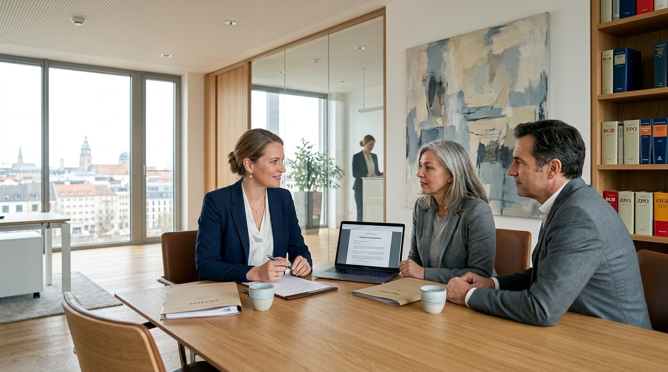 Moderne Anwaltskanzlei – professionelle Beratung