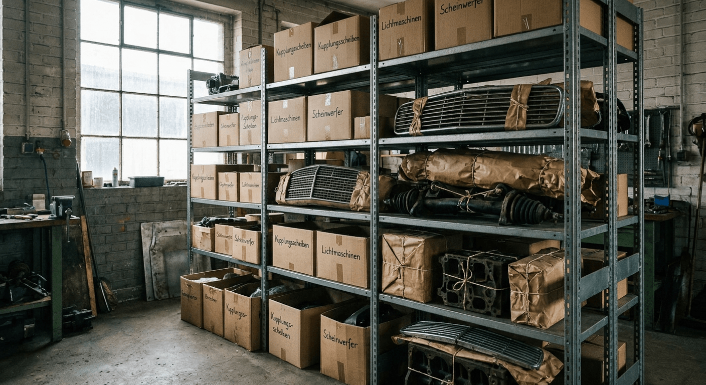 Schadensregulierung beim Oldtimer – Reparatur, Originalteile & Werkstattwahl